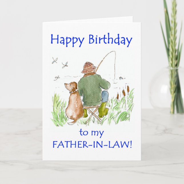 Birthday Card for Father-in-law (Front)