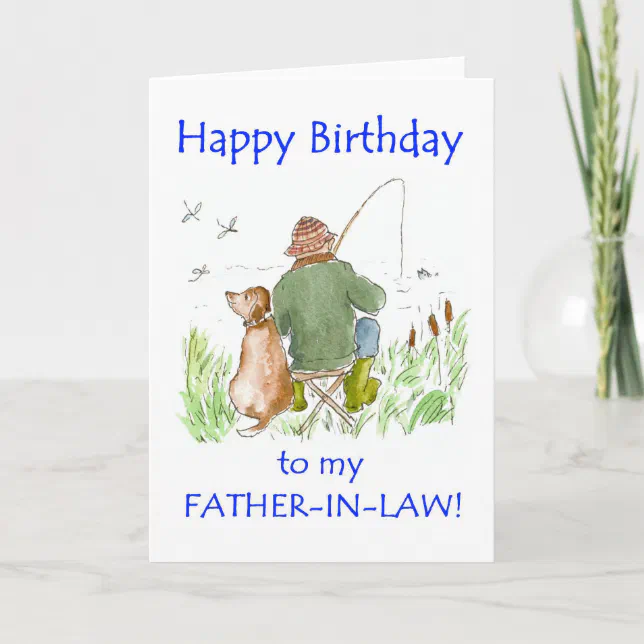 Birthday Card for Father-in-law | Zazzle