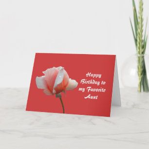 Birthday Card for Favorite Aunt
