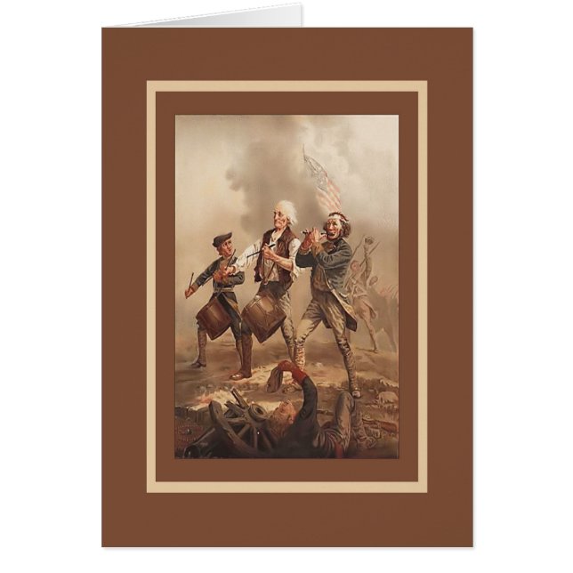 Birthday Card for Favorite War Hero, Retro Image (Front)