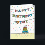 Birthday Card for Gigi<br><div class="desc">You call your grandmother Gigi,  not Grandma. Imagine how excited Gigi will be to receive a birthday card addressed especially to her! Your gigi also will love this card's colorful fireworks-inspired design (yellow,  pink,  blue,  and purple on a black background) which says "Happy birthday,  Gigi!"</div>