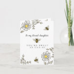 Birthday card for granddaughter - sweet as can bee<br><div class="desc">Sweet as can bee card for your grand-daughter featuring buzzy bees and sunny white and yellow flowers.</div>