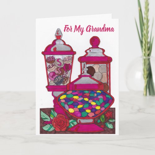 Birthday Card for Grandma _ Jelly Bean 1