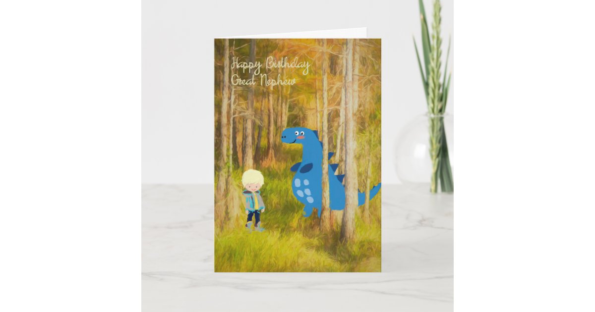 Dinosaur Nephew Birthday Card To My Special Nephew Have A 