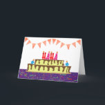 Birthday Card for Haha<br><div class="desc">You call your mother Haha, not Mom. (Haha means mother in Japanese.) Imagine how excited Haha will be to receive a birthday card addressed especially to her! Your haha also will love this card's fun, colorful design which includes Haha's name written as birthday candles on top of a birthday cake....</div>