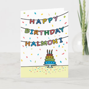 Birthday Card for Halmoni