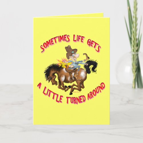 Birthday Card for hard times