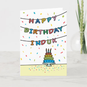 Birthday Card for Induk