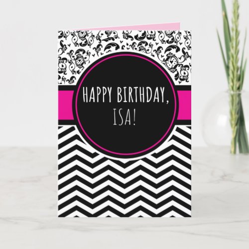 Birthday Card for Isa