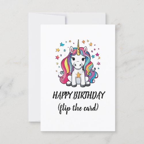 Birthday card for kids 