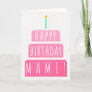 Birthday Card for Mami