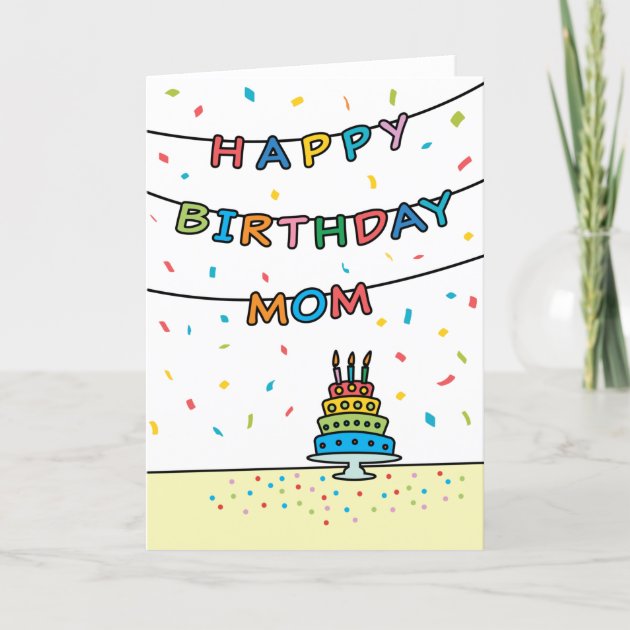 Happy Birthday Mom Text Isolated Text With Hand Drawn Sketched Muffin And  Hearts Typography Poster For Mothers Birthday Party Tshirt Design Sign  Banner Poster Hand Written Brush Lettering Stock Illustration - Download