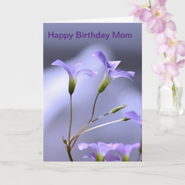 Birthday card for Mom (Orchid)