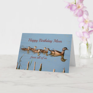 Birthday card for Mom from all of us