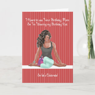 Birthday Card for Mom from the Cat