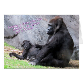 Gorilla Birthday Cards | Zazzle