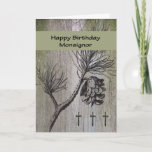 Birthday Card For Monsignor, Religious at Zazzle