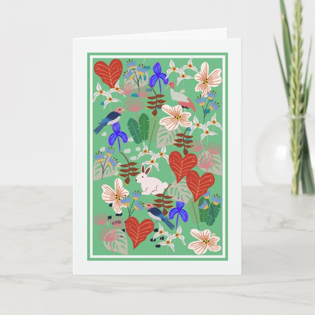 Birthday Card for Mum, Colorful Design (Front)