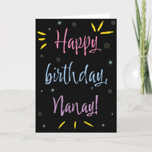 Birthday Card for Nanay