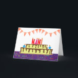 Birthday Card for Nani<br><div class="desc">You call your grandfather Nani, not Grandpa. (Nani means grandfather in Urdu.) Imagine how excited Nani will be to receive a birthday card addressed especially to him! Your nani also will love this card's fun, colorful design which includes Nani's name written as birthday candles on top of a birthday cake....</div>