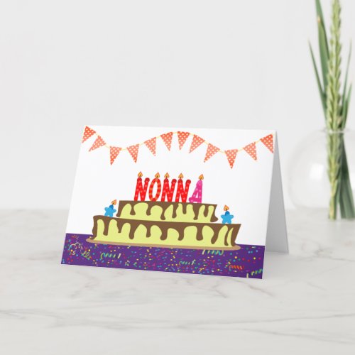 Birthday Card for Nonna