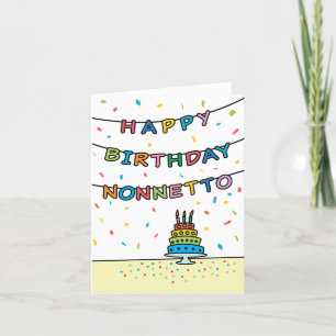 Birthday Card for Nonnetto