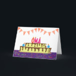 Birthday Card for Oma<br><div class="desc">You call your grandmother Oma, not Grandma. (Oma means grandmother in German.) Imagine how excited Oma will be to receive a birthday card addressed especially to her! Your oma also will love this card's fun, colorful design which includes Oma's name written as birthday candles on top of a birthday cake....</div>