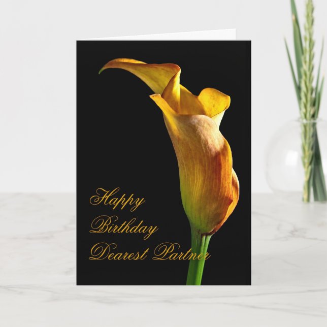 Birthday card for partner (Front)
