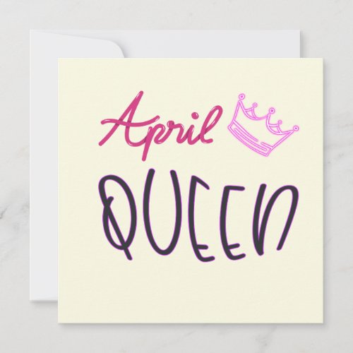  birthday card for people born in April