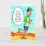Birthday Card For Runner - Chi Running at Zazzle