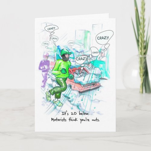 Birthday Card for Runner _ Crazy Runners