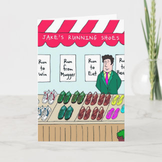 Birthday Card for Runner - Jake's Running