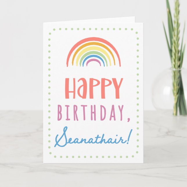 Birthday Card for Seanathair (Front)