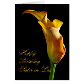 Birthday card for sister in law