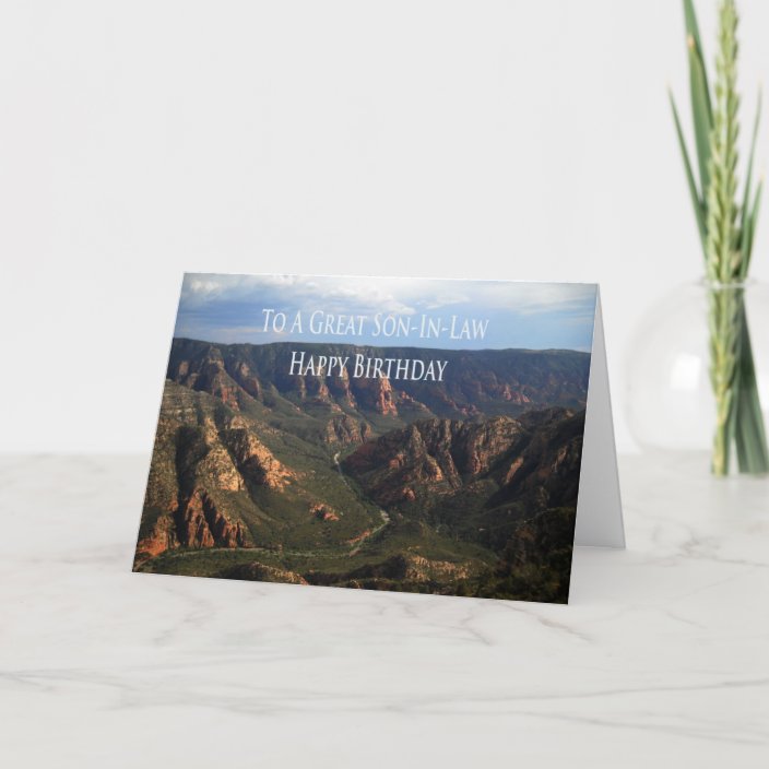 birthday card for son in law zazzlecom