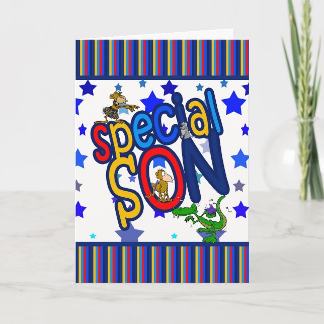 Birthday Card for Son, Special Son (Front)