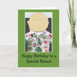 Birthday card for special person