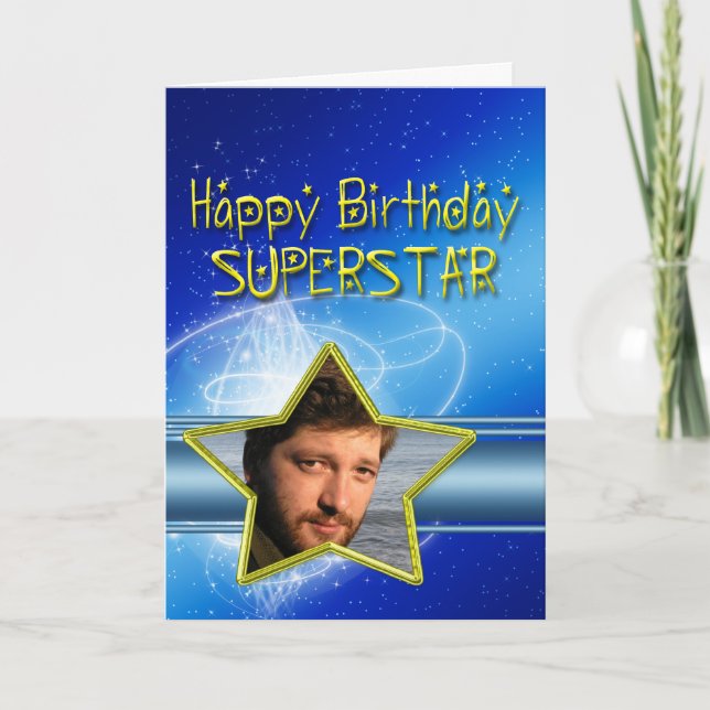 Birthday card for Superstar (Front)