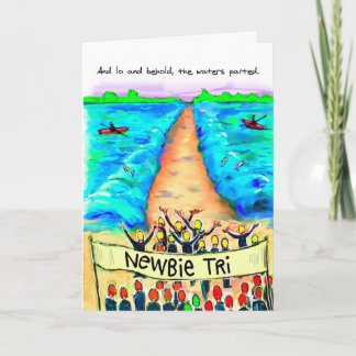 Birthday Card for Swimmer - Newbie Tri