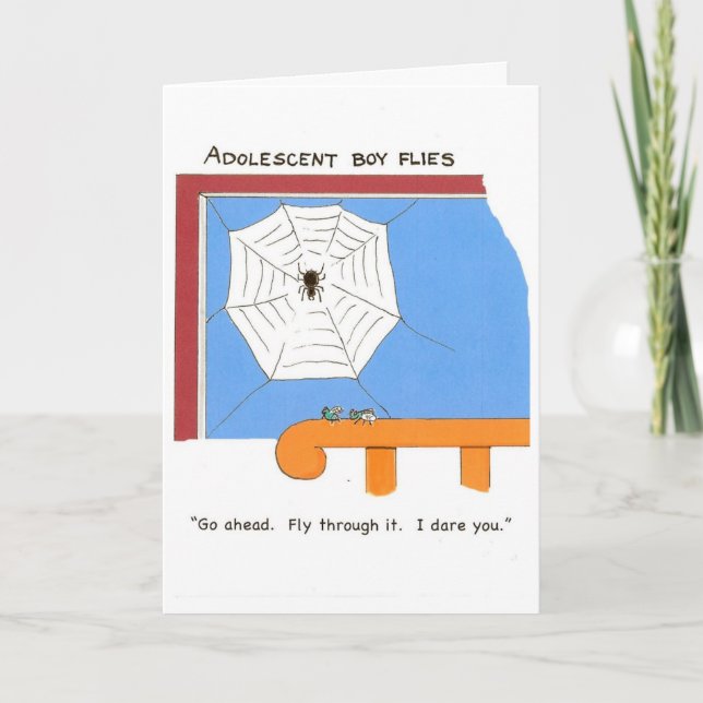 Birthday card for teenage boys (Front)