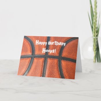 Birthday Card For The Basketball Star by Sidelinedesigns at Zazzle