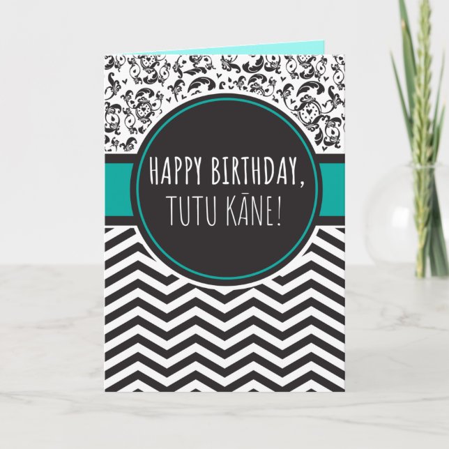 Birthday Card for Tutu Kāne (Front)