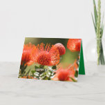 Birthday card for wife<br><div class="desc">These Grevillea are so unusual but so stunning in their colors. I always enjoy seeing them in gardens all over the world. Enjoy! You can find more birds and more of nature at our Eyes4Nature Zazzle shop.</div>