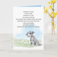 Birthday Card from the Dog