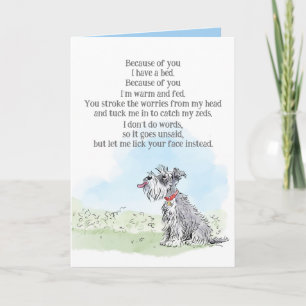 Birthday Card from the Dog