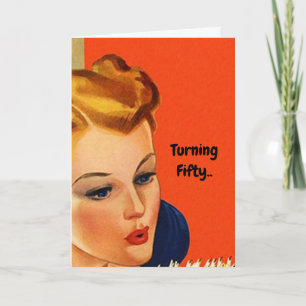 Birthday Card Fun Turning 50 It's Not As Scary As