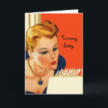 Birthday Card Fun Turning 60 It's Not As Scary As<br><div class="desc">Fun Birthday Card humor. Turning 60 (or any age). It's Not As Scary As It Sounds. Change the template areas as you wish. review the displayed sample to make sure your changes appear as you want,  and then place your order!  Enjoy Life & Thanks For Stopping by!</div>