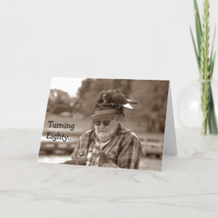 Birthday Card Fun Turning 80 It's Not As Scary As