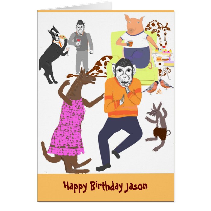 Birthday card, funny, add name