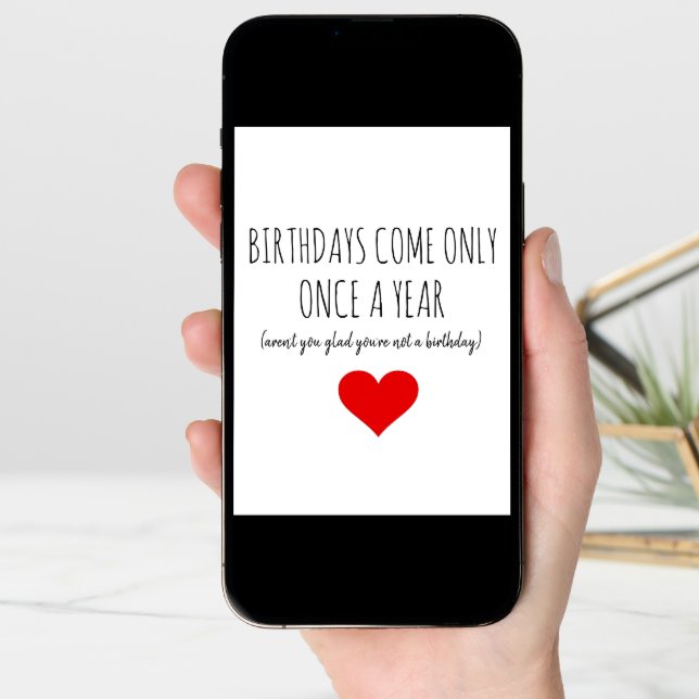 BIRTHDAY CARD FUNNY NAUGHTY (Front Digital)